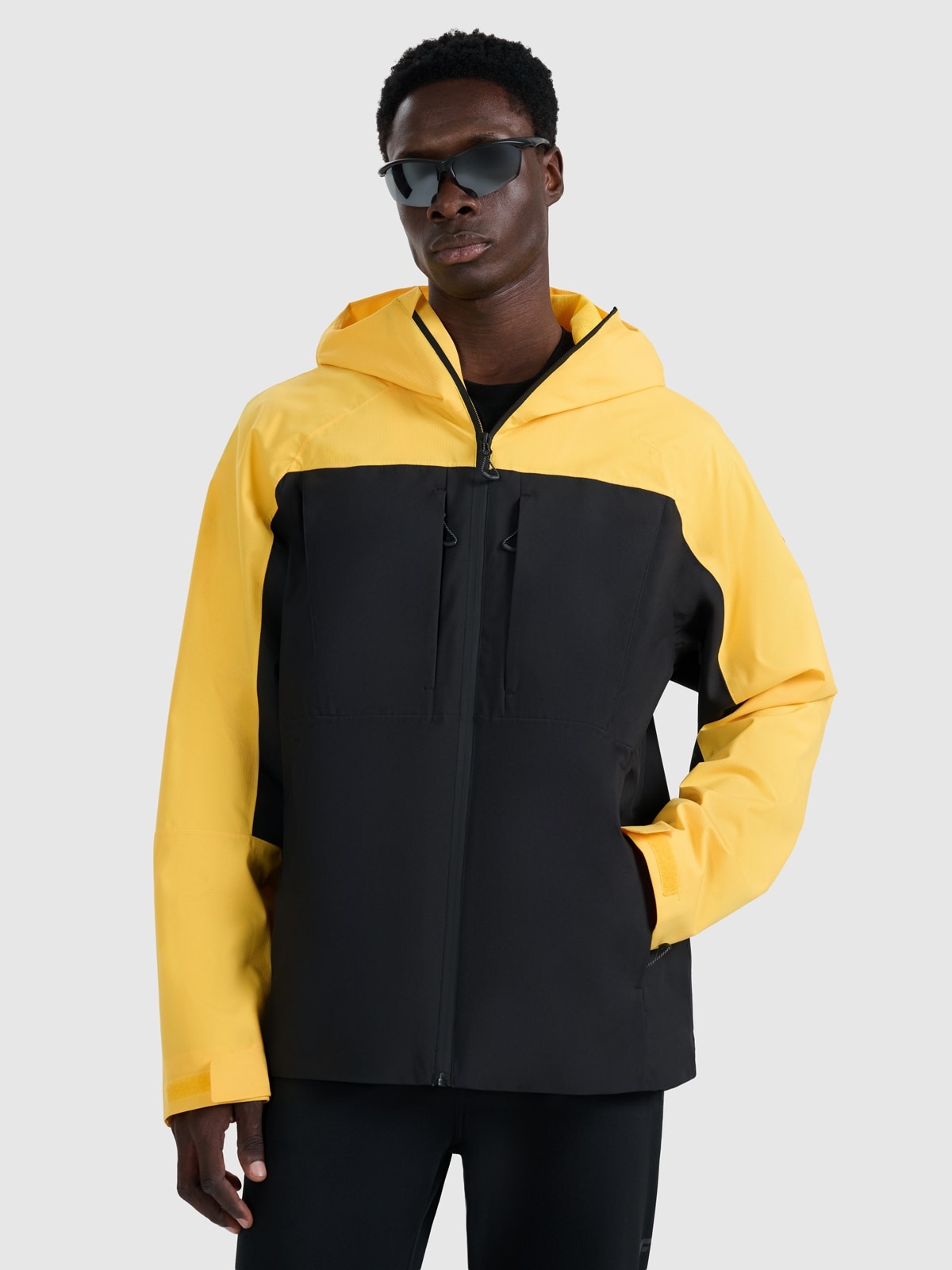 4F Pánská treková bunda Žlutá 3XL