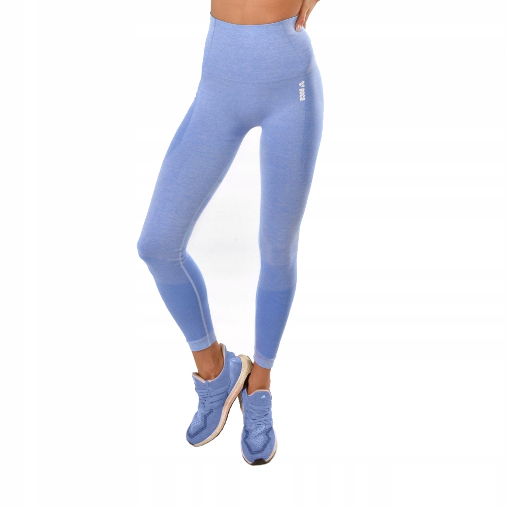 Legginsy Bezszwowe Blue Melange XS/S