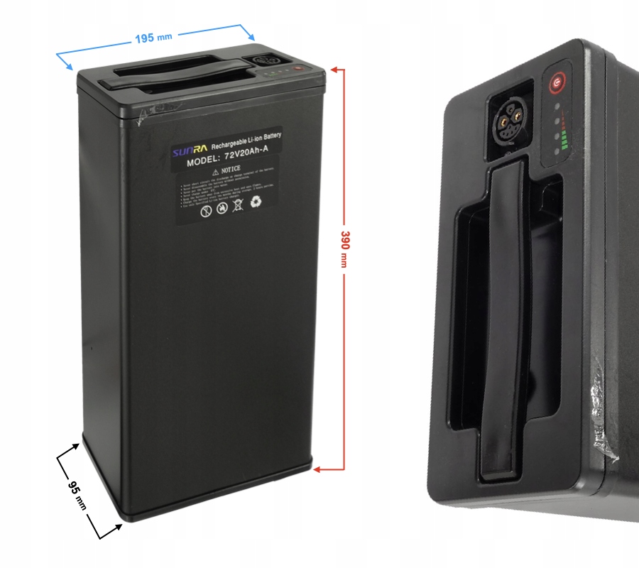 Akumulator litowo jonowy Barton E-max ONE/E-max 72V 20Ah bateria eskuter