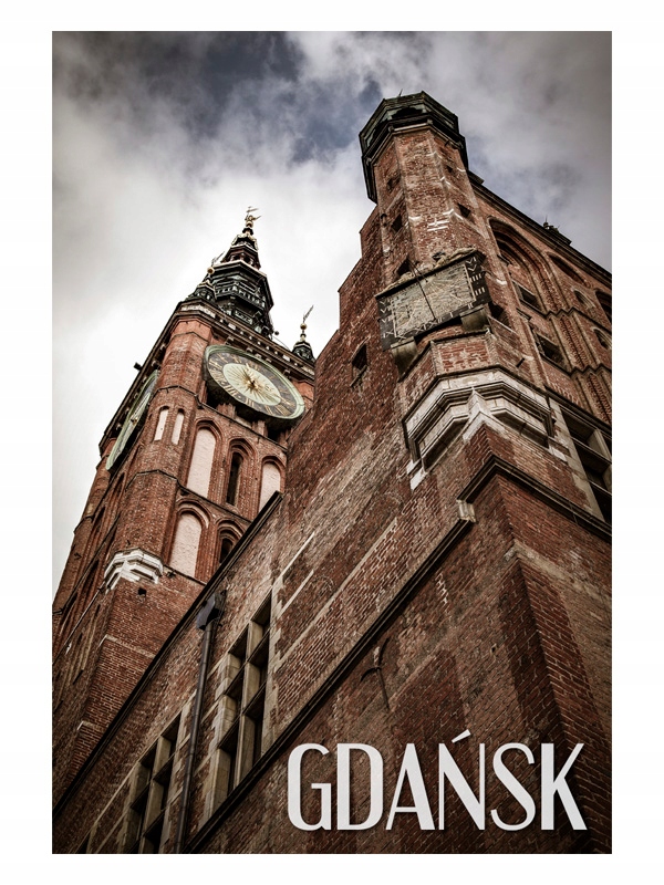 

Gdańsk Katedra Zegar -Wieża- Magnes na lodówkę