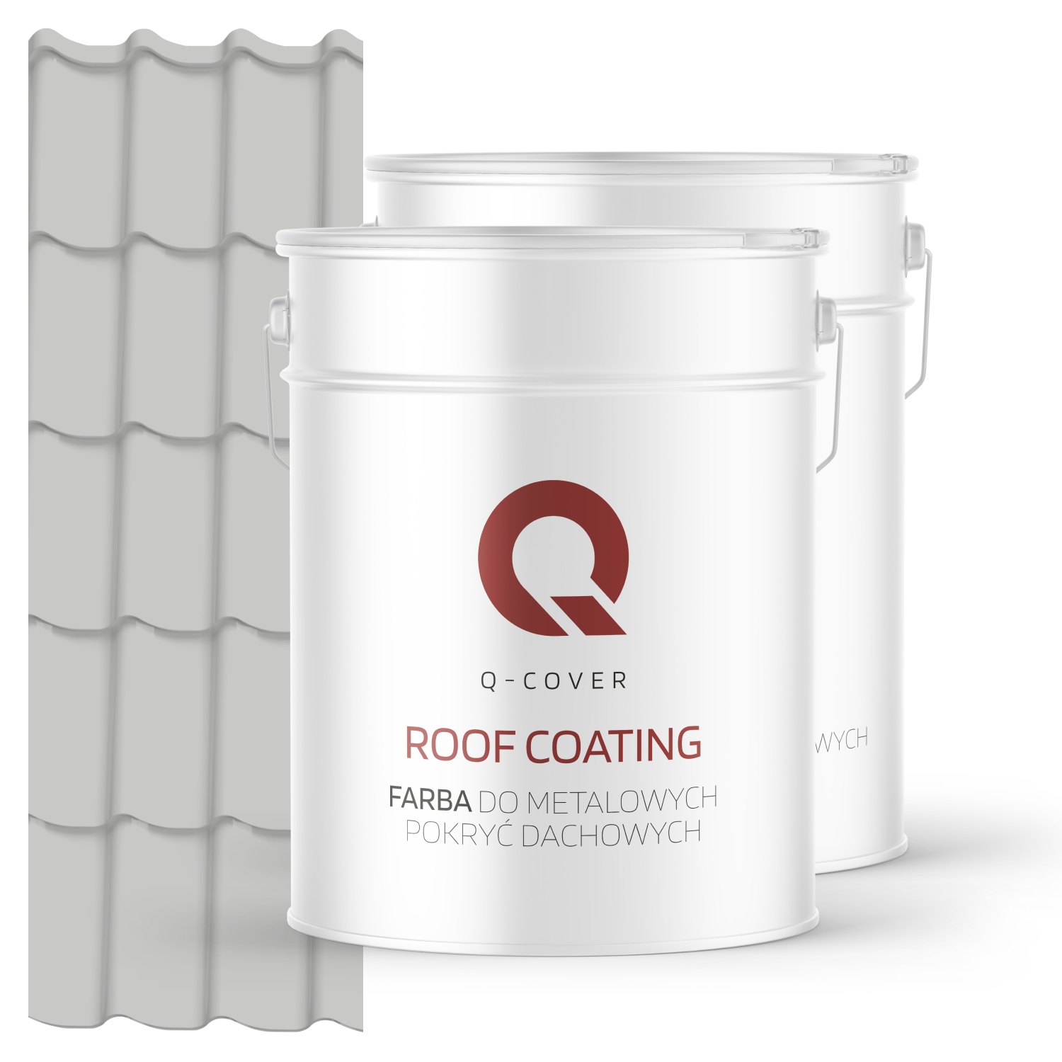 Farba Na Kovové Strechy Podložka Sivá Mliečna Ral 7047 74 m2 Satén