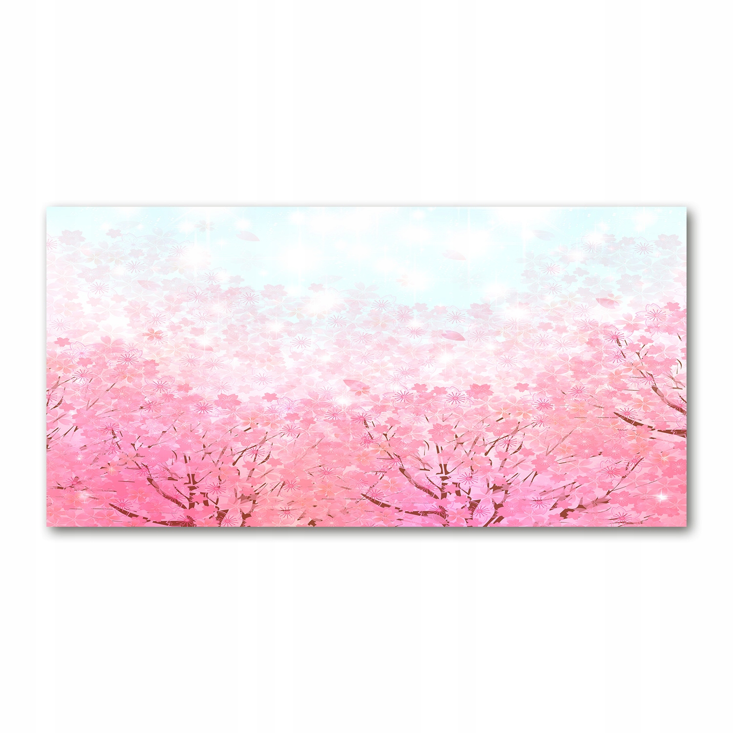 

Foto obraz akryl zdjęcie Kwiaty wiśni 120X60 cm