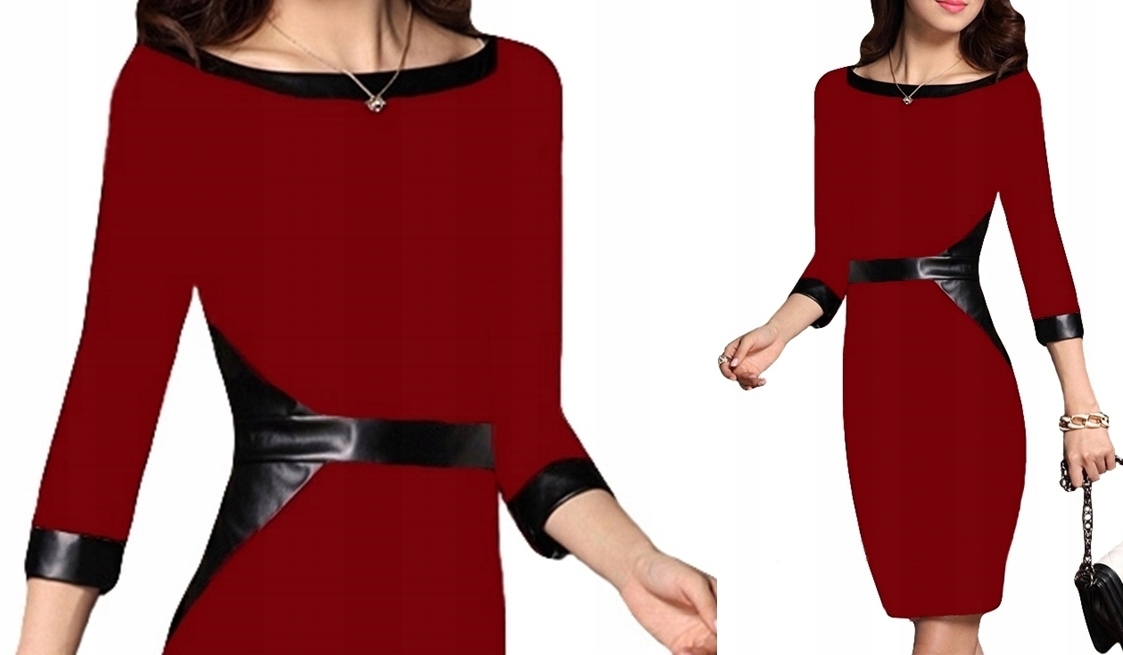 

Sukienka Jakość Polska Kolory Eco Skóra Bawełna M