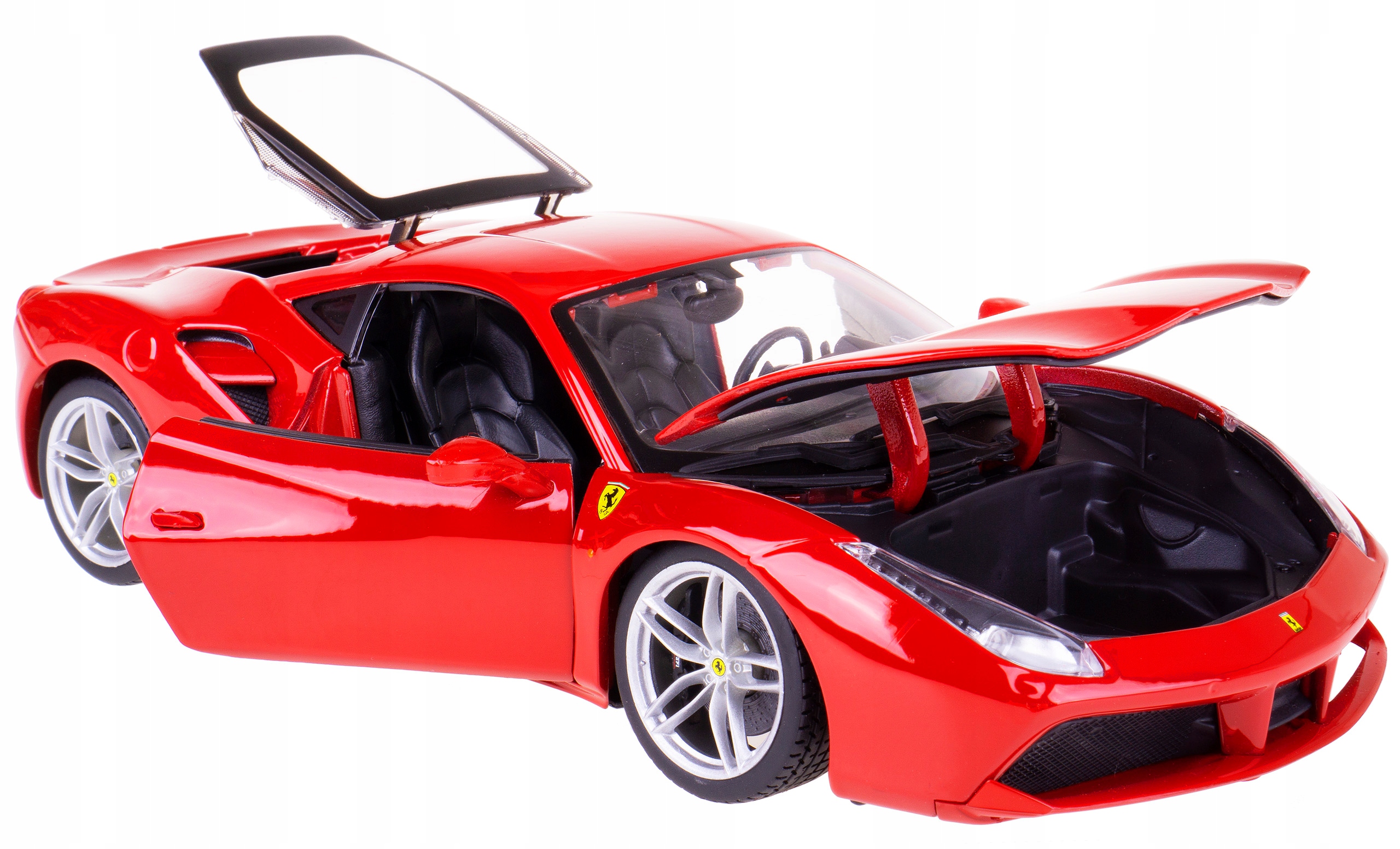 Ferrari 488 Gtb Model Kovový Bburago 1:18 Červený