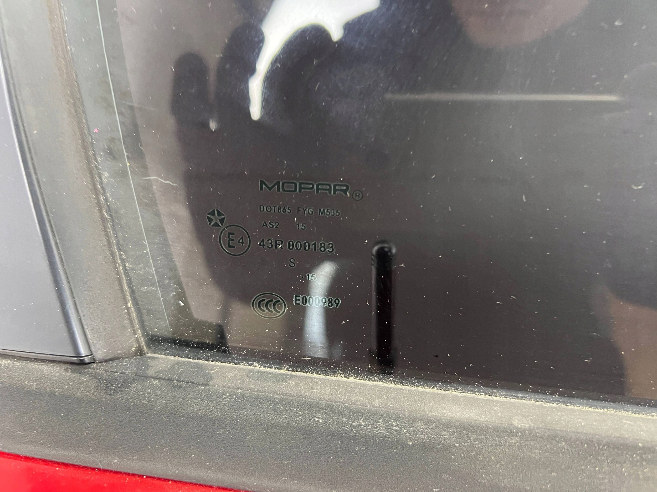 door rear. right Dodge Charger 2015+