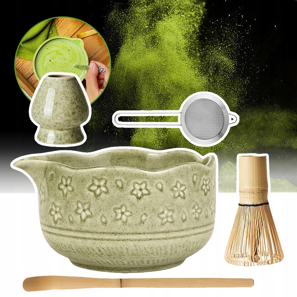 Šlehací Metla Na Matchu, Bambusová Metla Na Čaj Matcha, Tradiční Sada