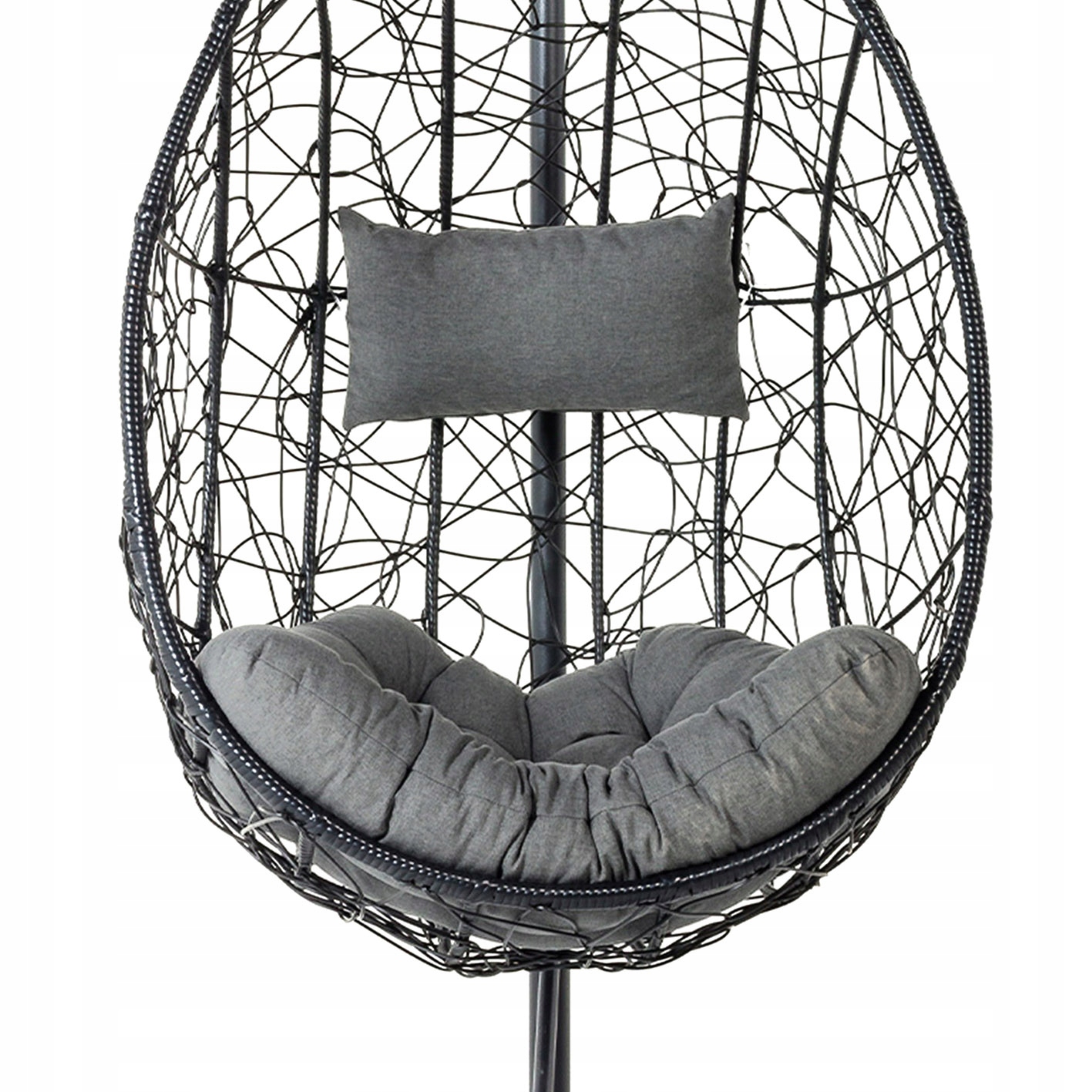 Grafitowa Poduszka Na Fotel Podwieszany Prima Meven Siedzisko Zagłówek