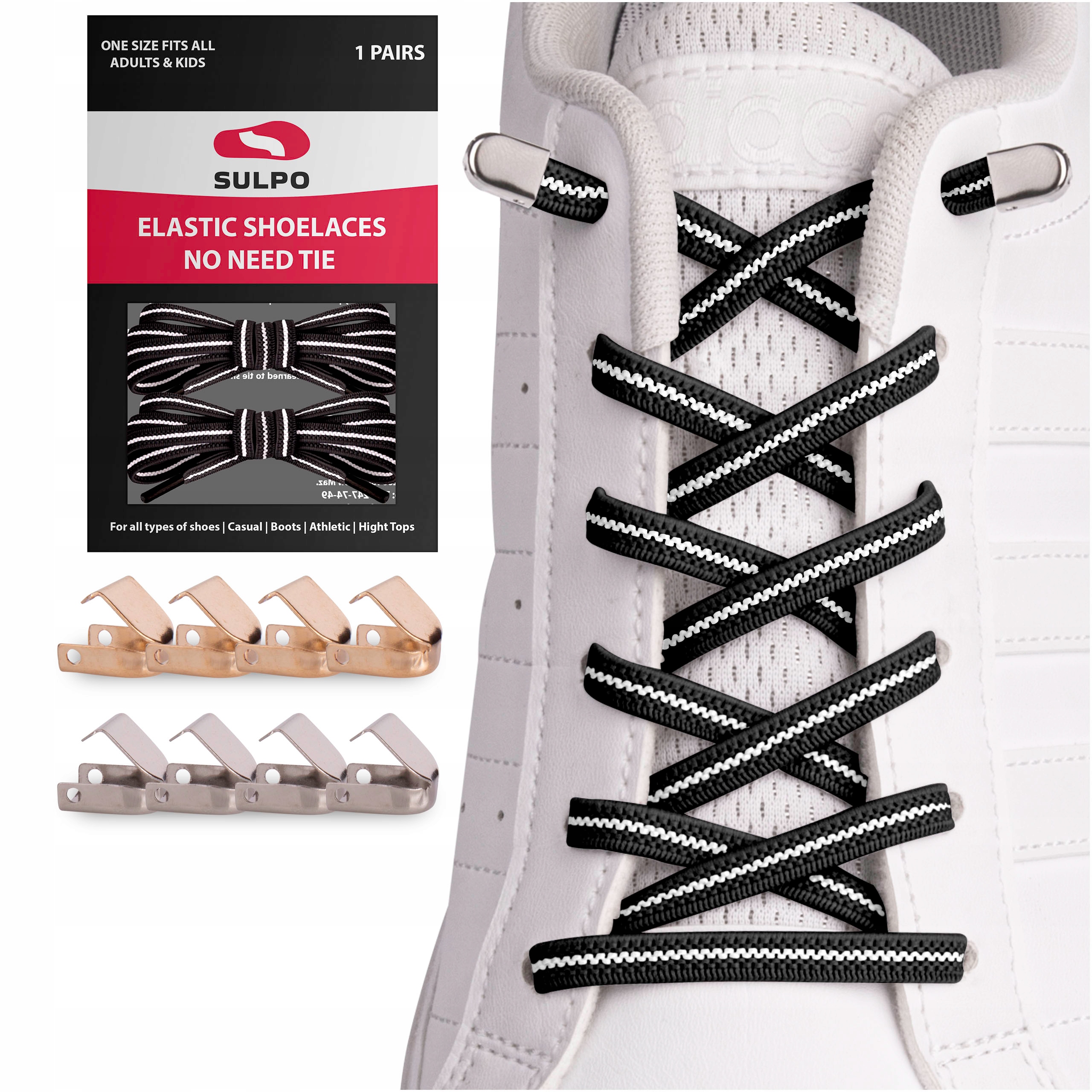 

Sznurowadła do butów bez wiązania Sulpo