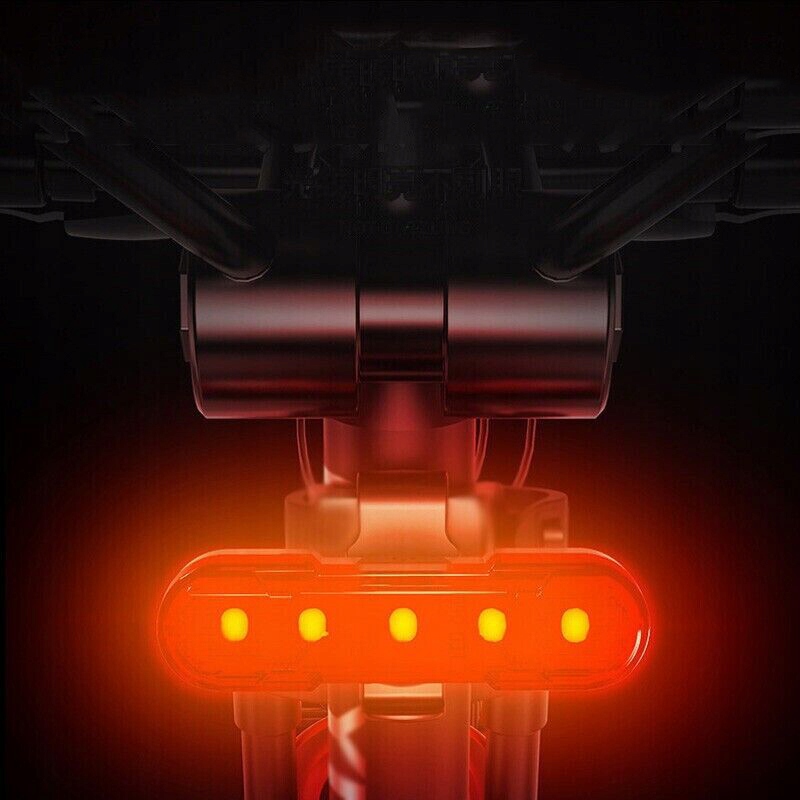 ZESTAW OŚWIETLENIA ROWEROWEGO LED, ŁADOWANIE SŁONECZNE, WODOODPORNA, 120DB Liczba trybów świecenia 3