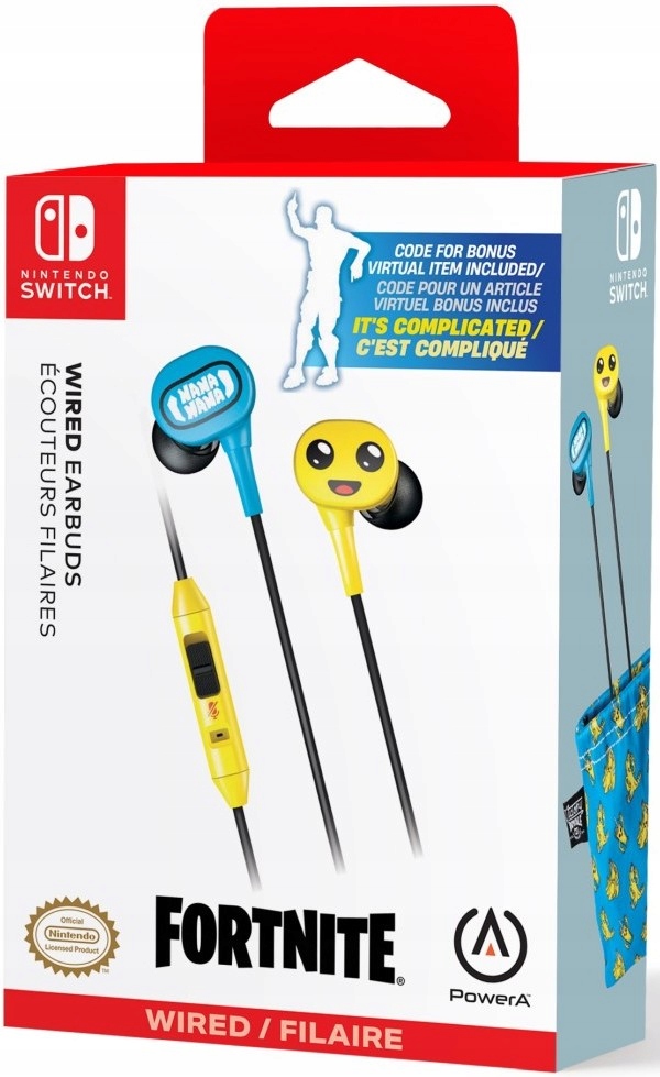 PowerA Switch Słuchawki przewodowe Fortnite Peely DLC