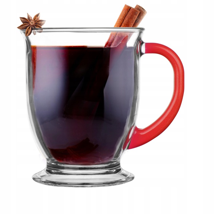 

Kubek Kubas Duży 400ml Ucho Czerwone, Kawa Herbata