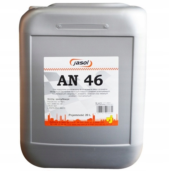 JASOL L-AN 46 20L olej maszynowy
