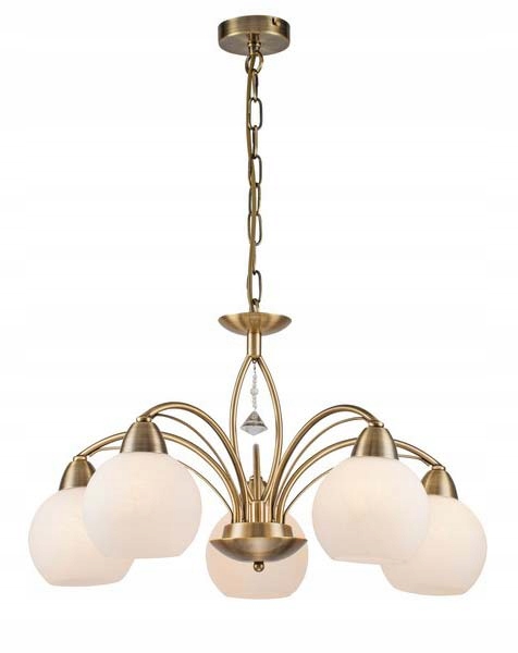 Lampa luster Vanity 5pl patina Reality 328205-04