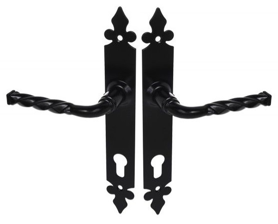 

Klamka do furtki,bram kuta Lilia 90 mm na wkładkę