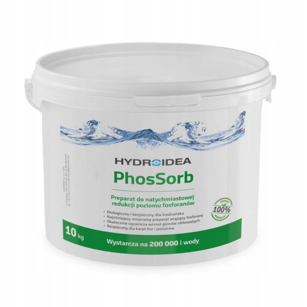 Hydroidea PhosSorb 10 kg Váže fosfáty Odstraňuje řasy v jezírku