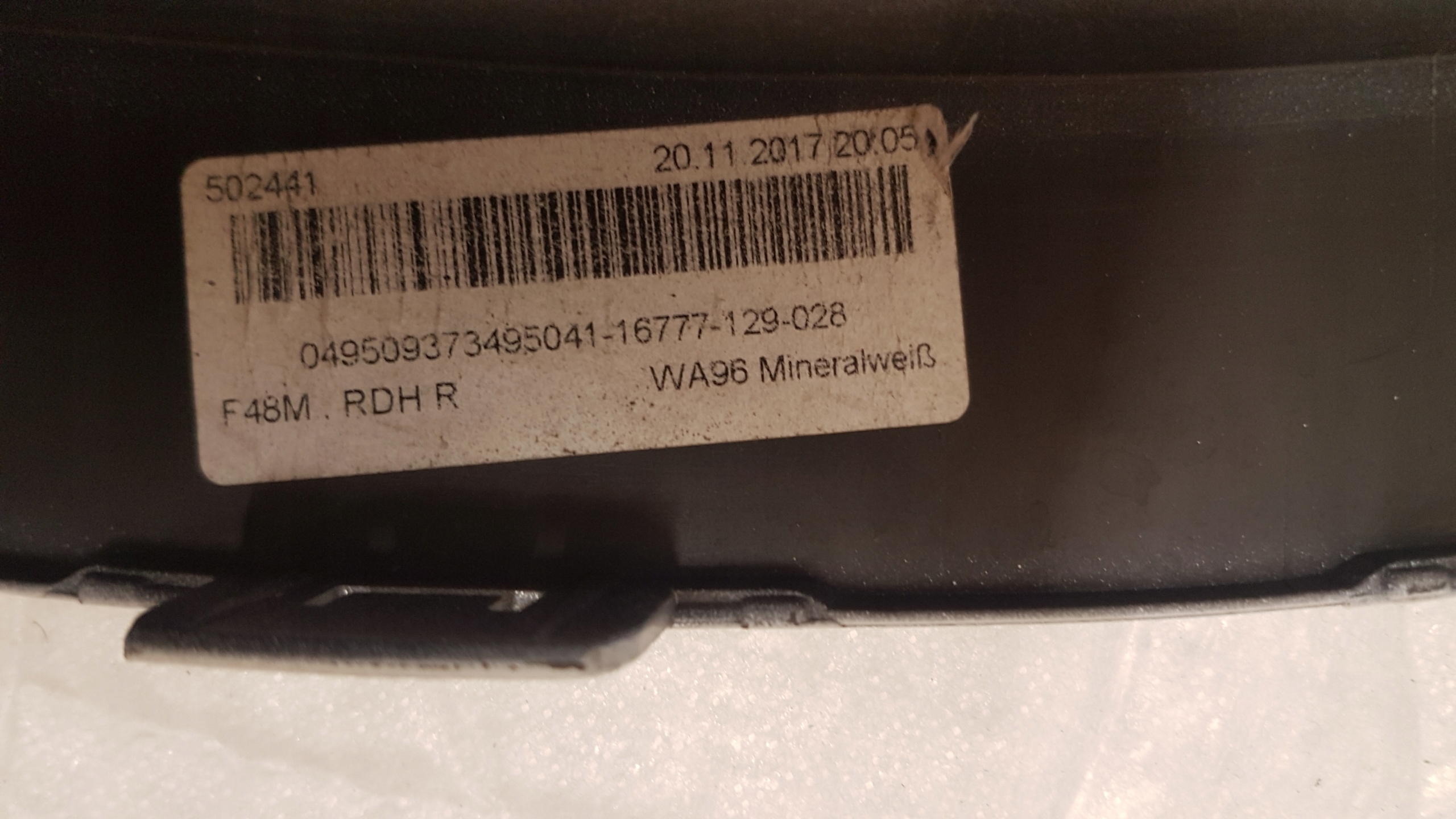 modanatura parafango Destra posteriore BMW X1 F48 m-packet
