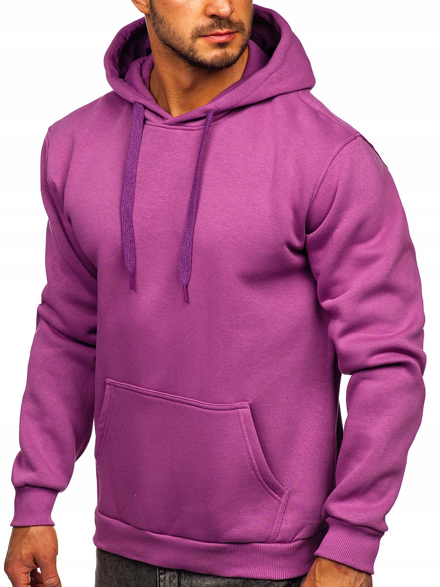 

Bluza Męska Z Kapturem Fioletowa 1004 ROZMIAR_2XL