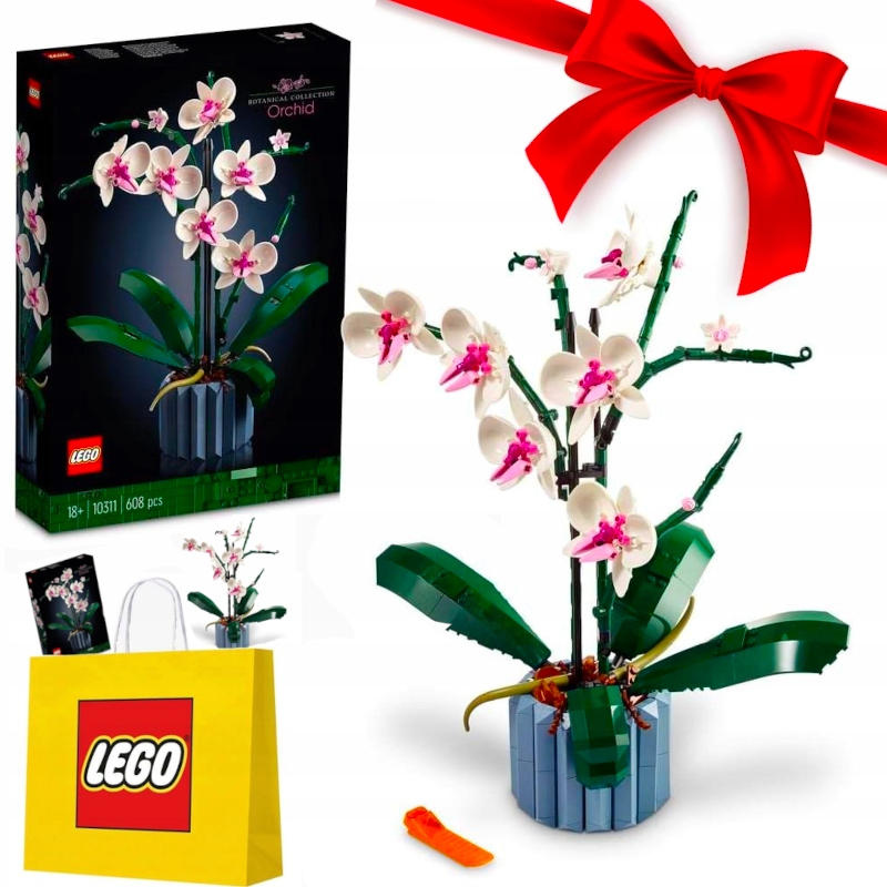 Lego Icons Orchidea 10311 Klocki Lego Kwiat Doniczkowy Storczyk