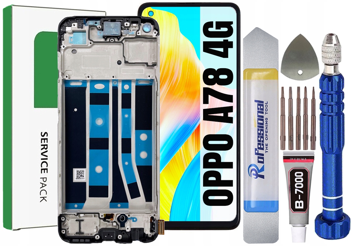 Displej Pro Oppo A78 4G CPH2565 Originál Oem Obrazovka Rámeček