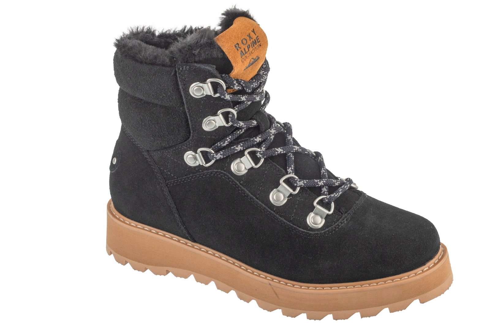 Roxy Bradie Lace Up Boots [37] Dámské trapery Nubuk Hnědé