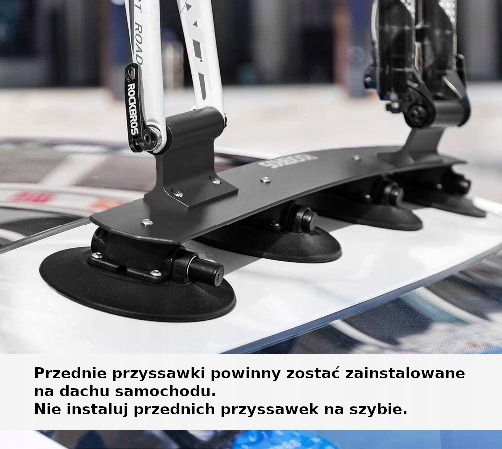 Bagaznik uchwyt rowerowy na dach ROCKBROS XP1002BK Bicycle mounting point fork