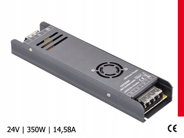 

Zasilacz Led Modułowy Graphite 24V / 14,58A / 350W