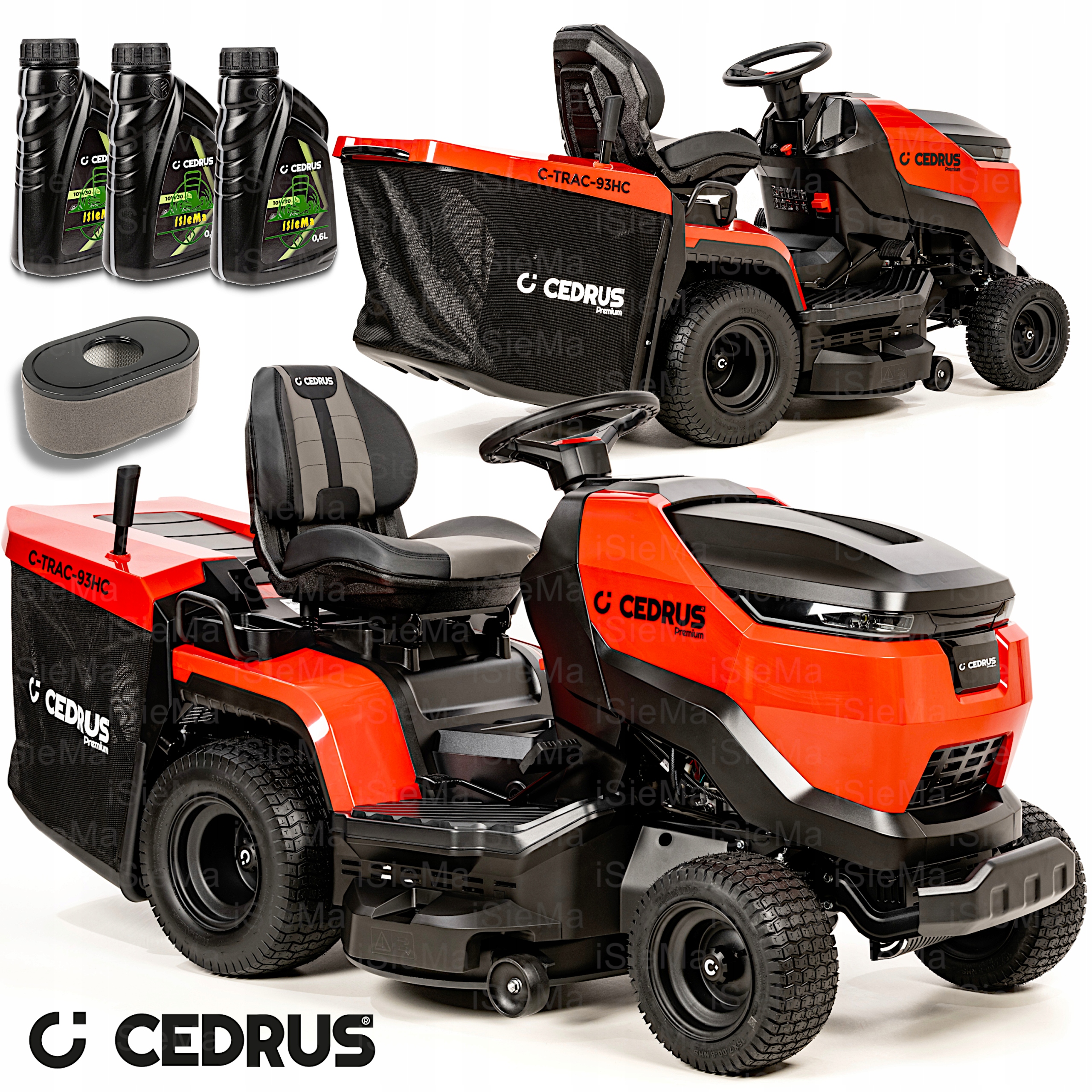 Traktor ogrodowy Cedrus Premium C-TRAC-93HC 2-cylindrowy skrzynia hydro