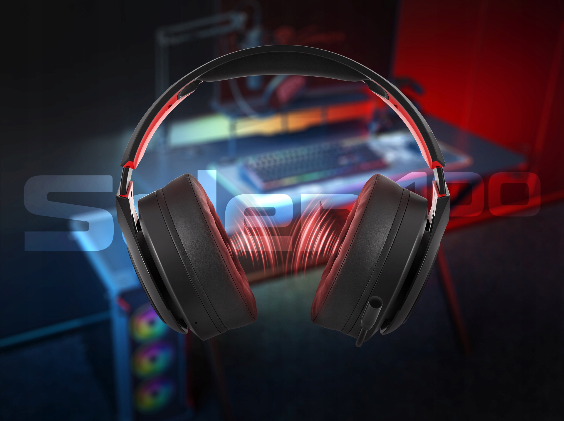 SŁUCHAWKI BEZPRZEWODOWE GENESIS SELEN 400 PC PS4 Zasięg 10 m