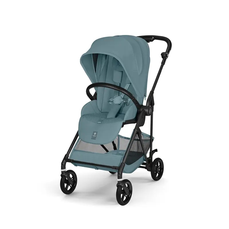 Cybex Melio Carbon Stormy Blue wózek spacerowy do 15 kg
