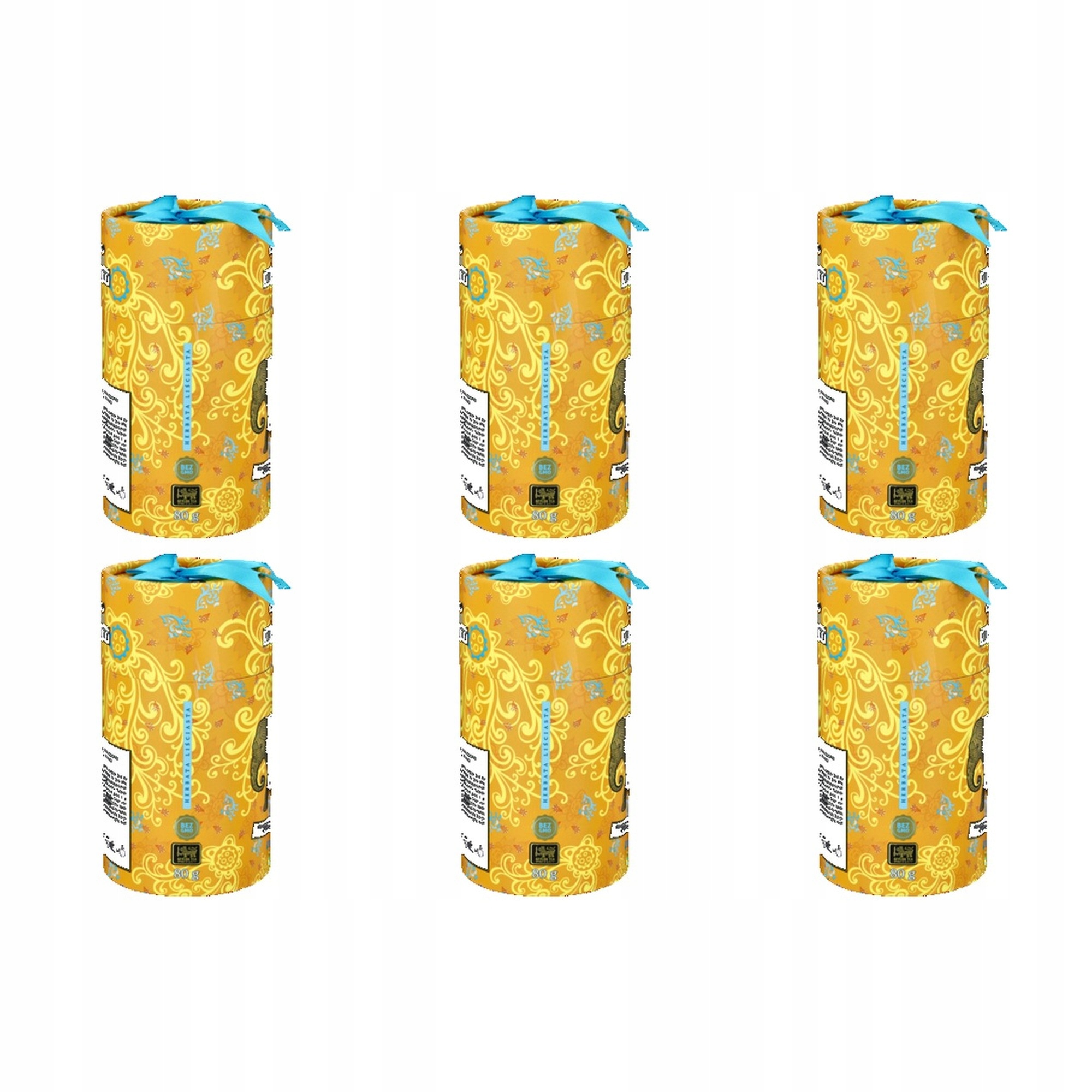 6 x 80 g Čaj černý listový Sir Adalbert's Tea Energia