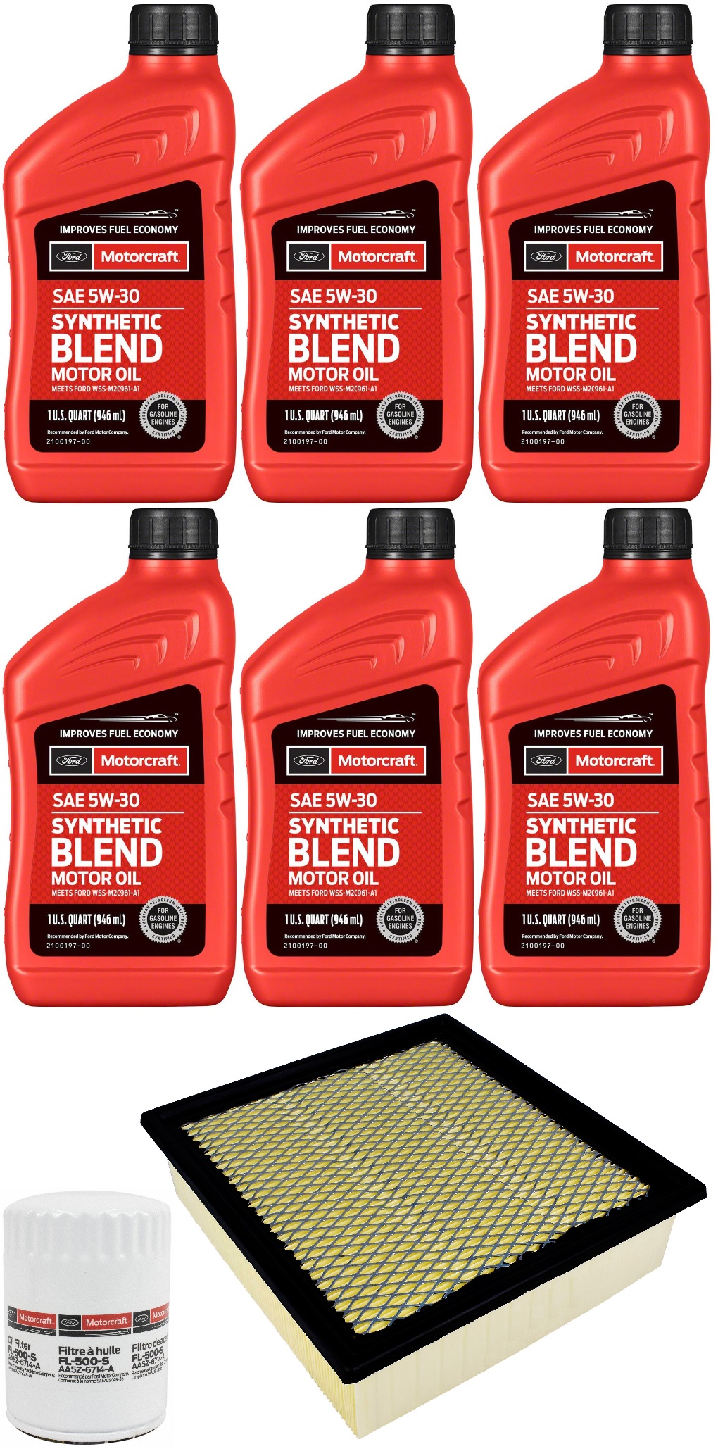 MOTORCRAFT 5W30 + FILTRY FORD EXPEDITION 3,5 15-20