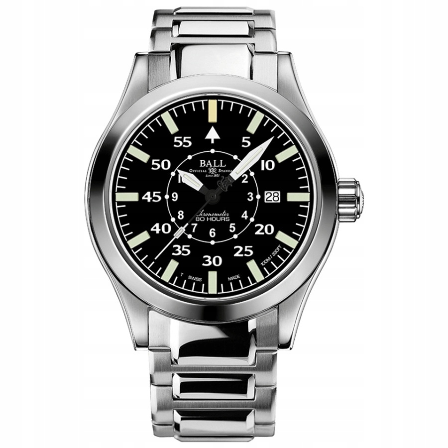 Pánské Hodinky Ball NM2128C-S4C-BK stříbrné