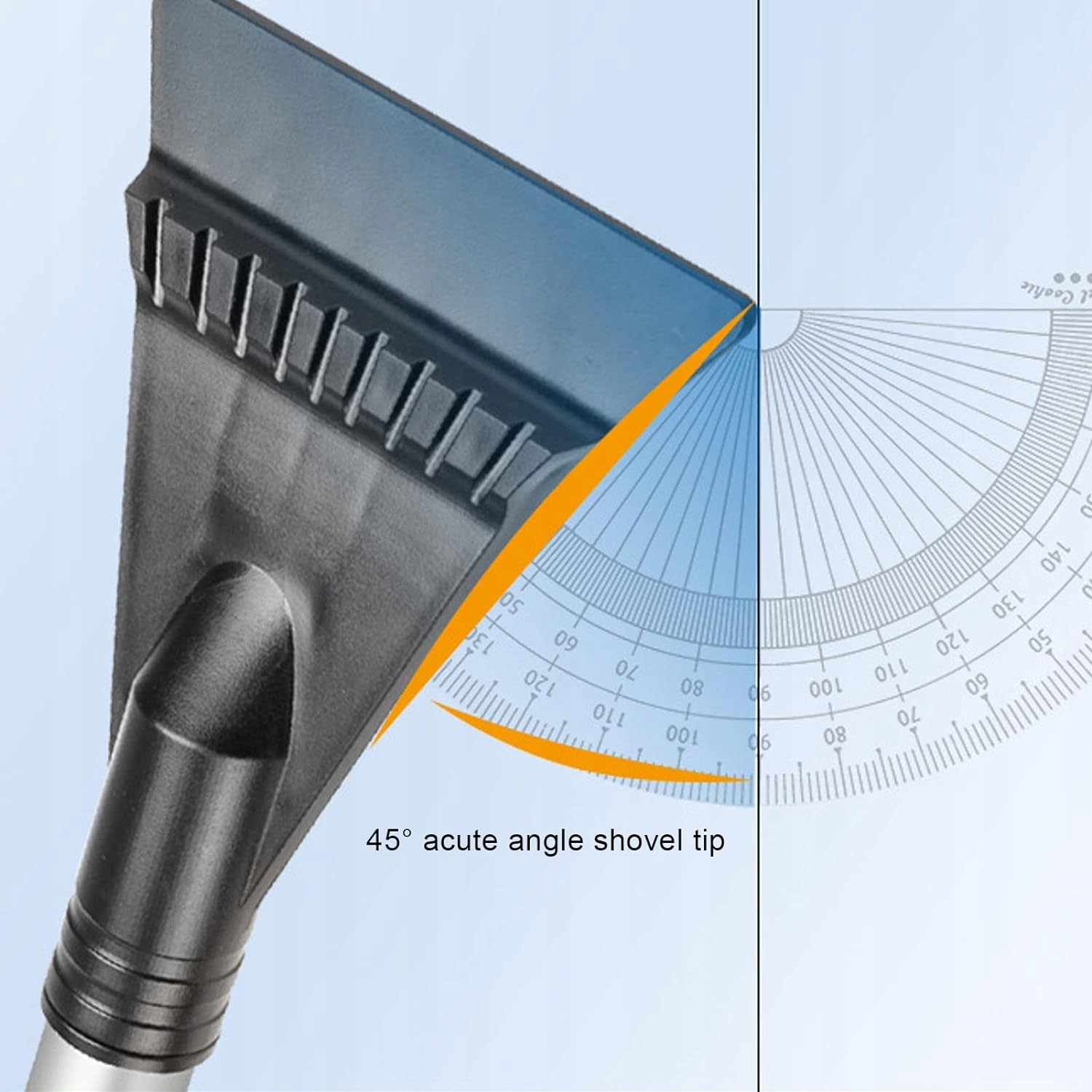 Pług do śniegu Samochodowego, Teleskopowy Uchwyt Skrobaczka do śniegu EAN (GTIN) 6901726574766