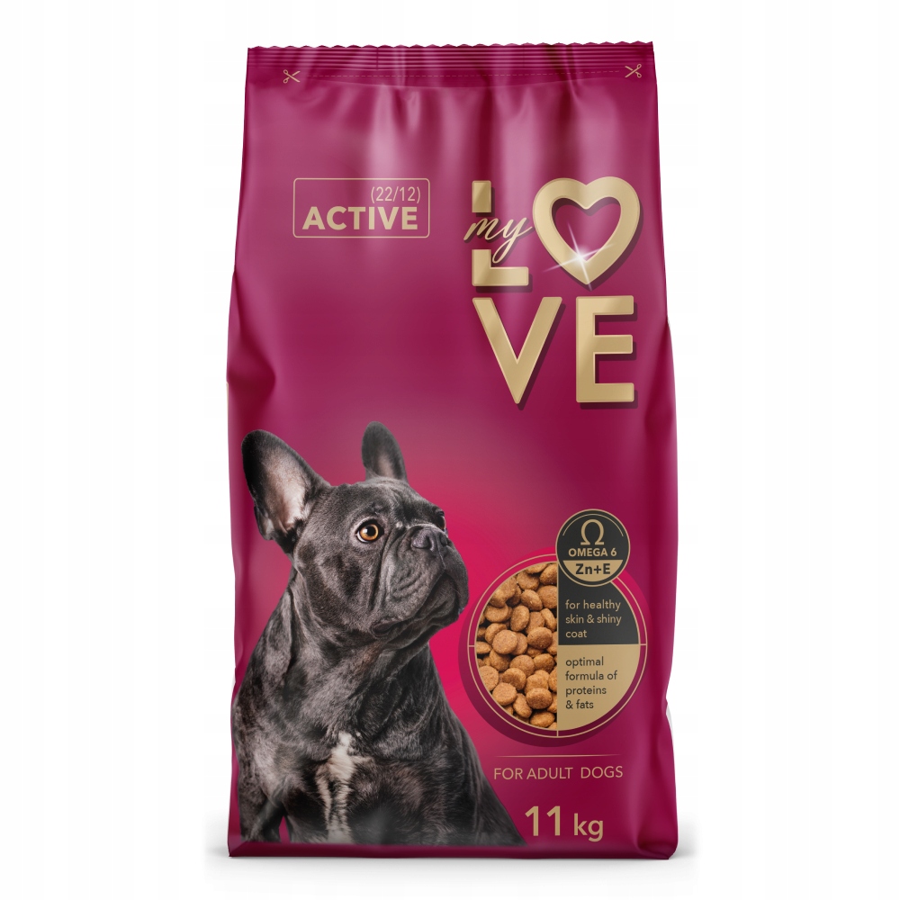 Mylove Active Dry Krmivo pro dospělé psy s kuřecí příchutí 11 kg