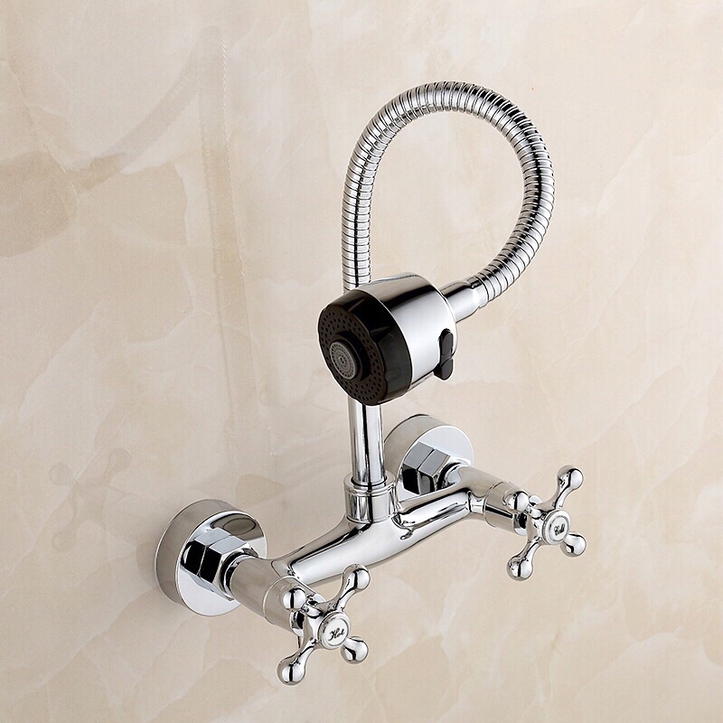 BATERIA KUCHENNA UMYWALKOWA KRAN NAŚCIENNA ELASTYCZNA WYLEWKA FLEX 2F Marka Maibang