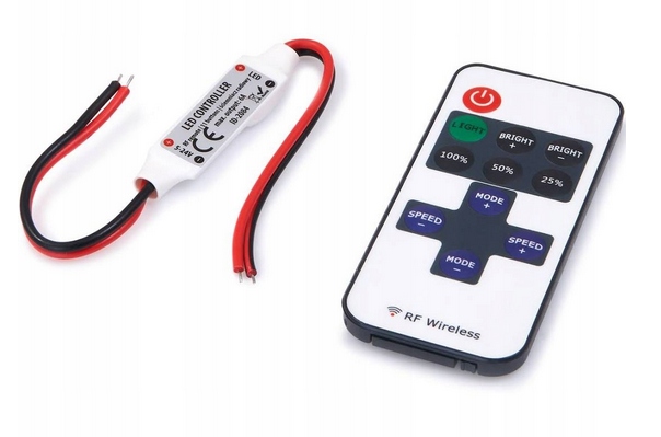 ZESTAW STEROWNIK + PILOT do taśm LED 72W 12V 5-24V Marka LED Labs