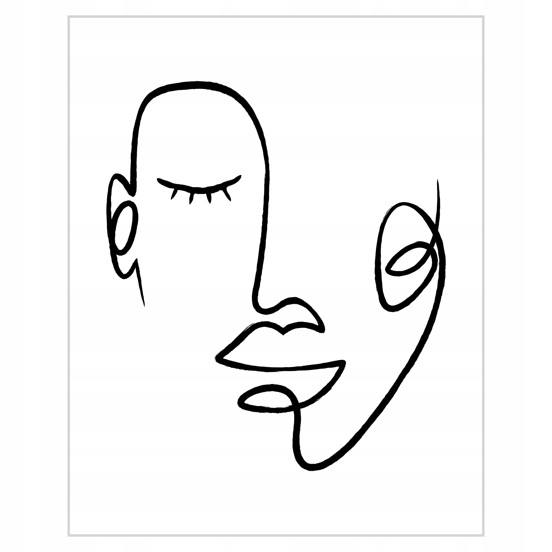 

Plakat 40x50 Pablo Picasso Line Art