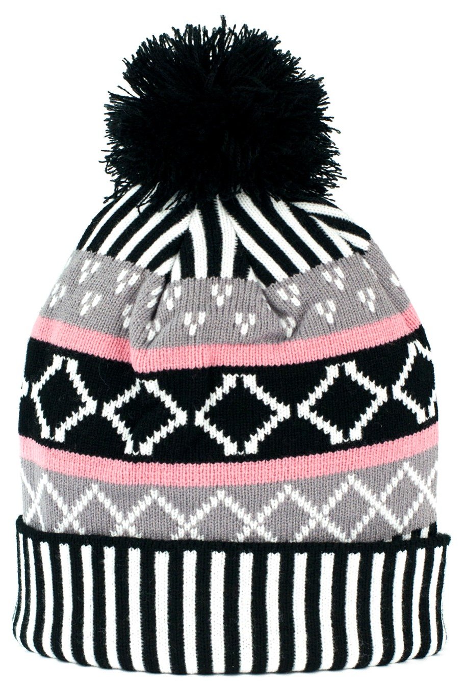

Szaleo zimowa Czapka różne kolory Pompon cz14307-2