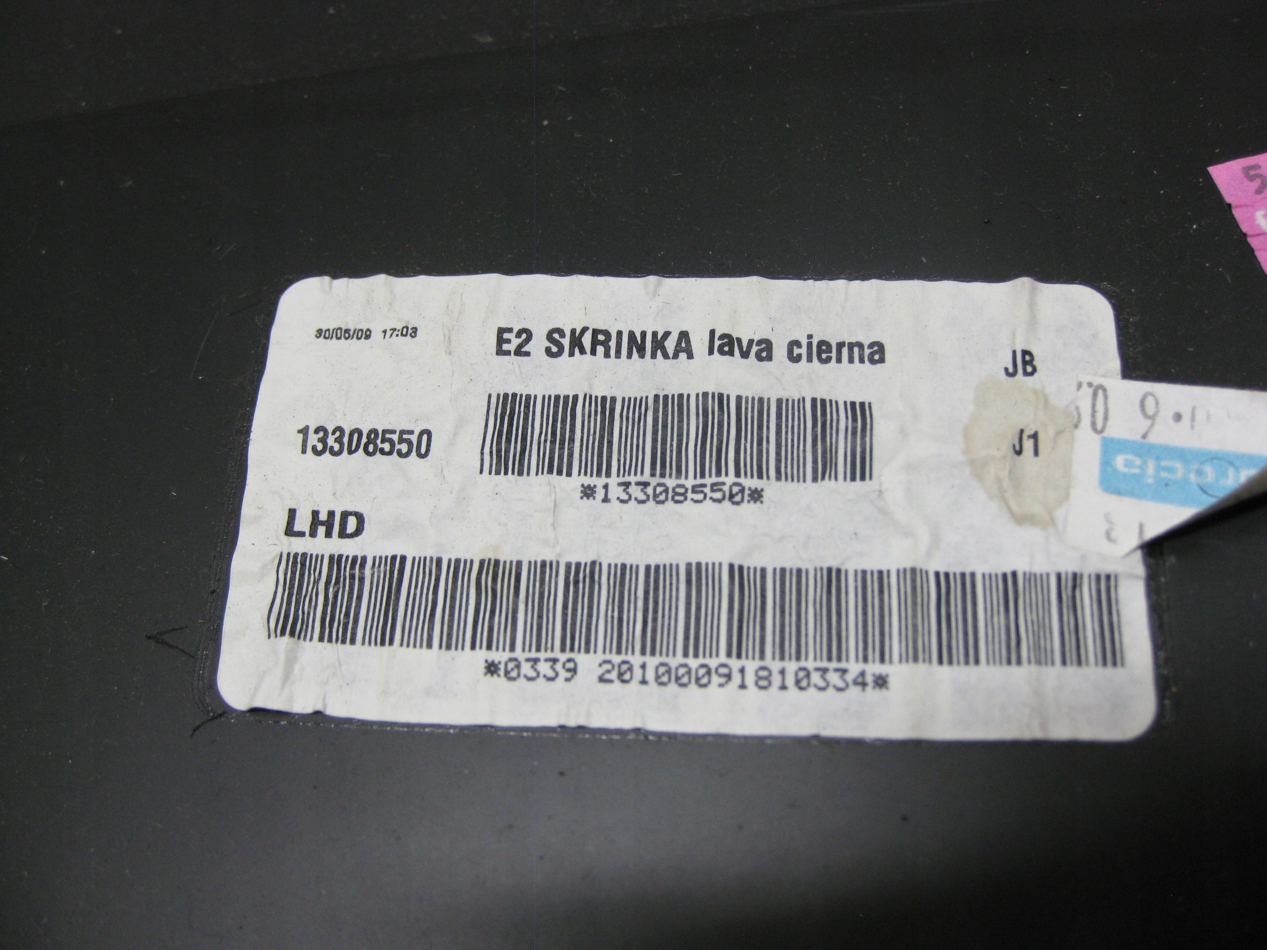 OPEL INSIGNIA A Handschuhfach des Beifahrers 13308550