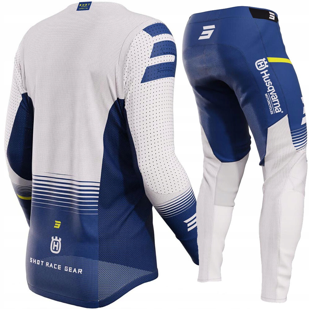 Crossové Nohavice Shot Husqvarna 2023 Blue 30/XL