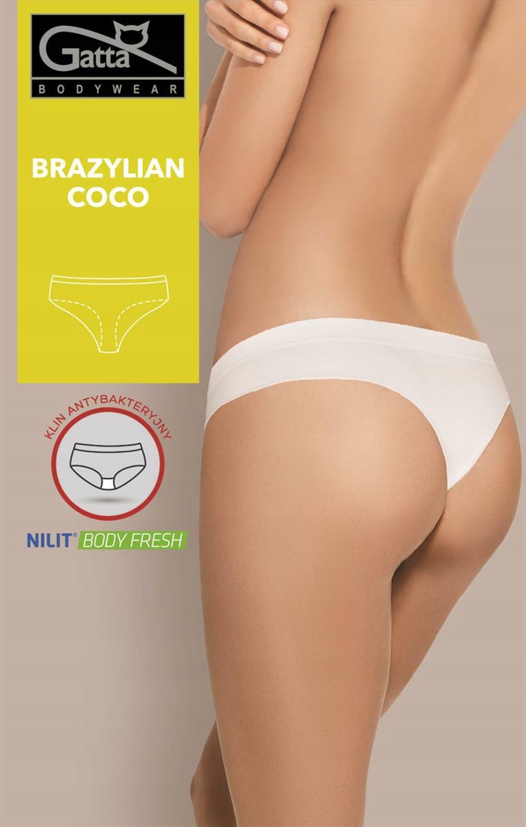 

Gatta Majtki Brazylian Coco M/White