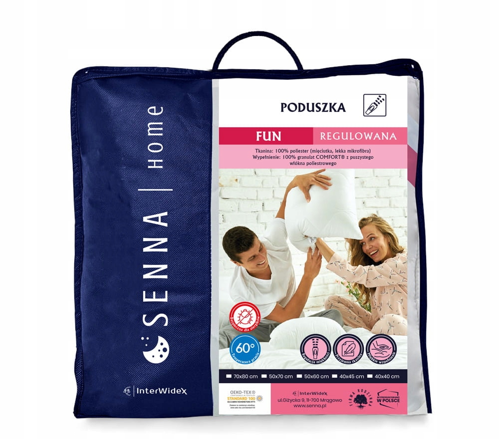 Inter Widex Polštář Fun Bílý 70x80 1200g