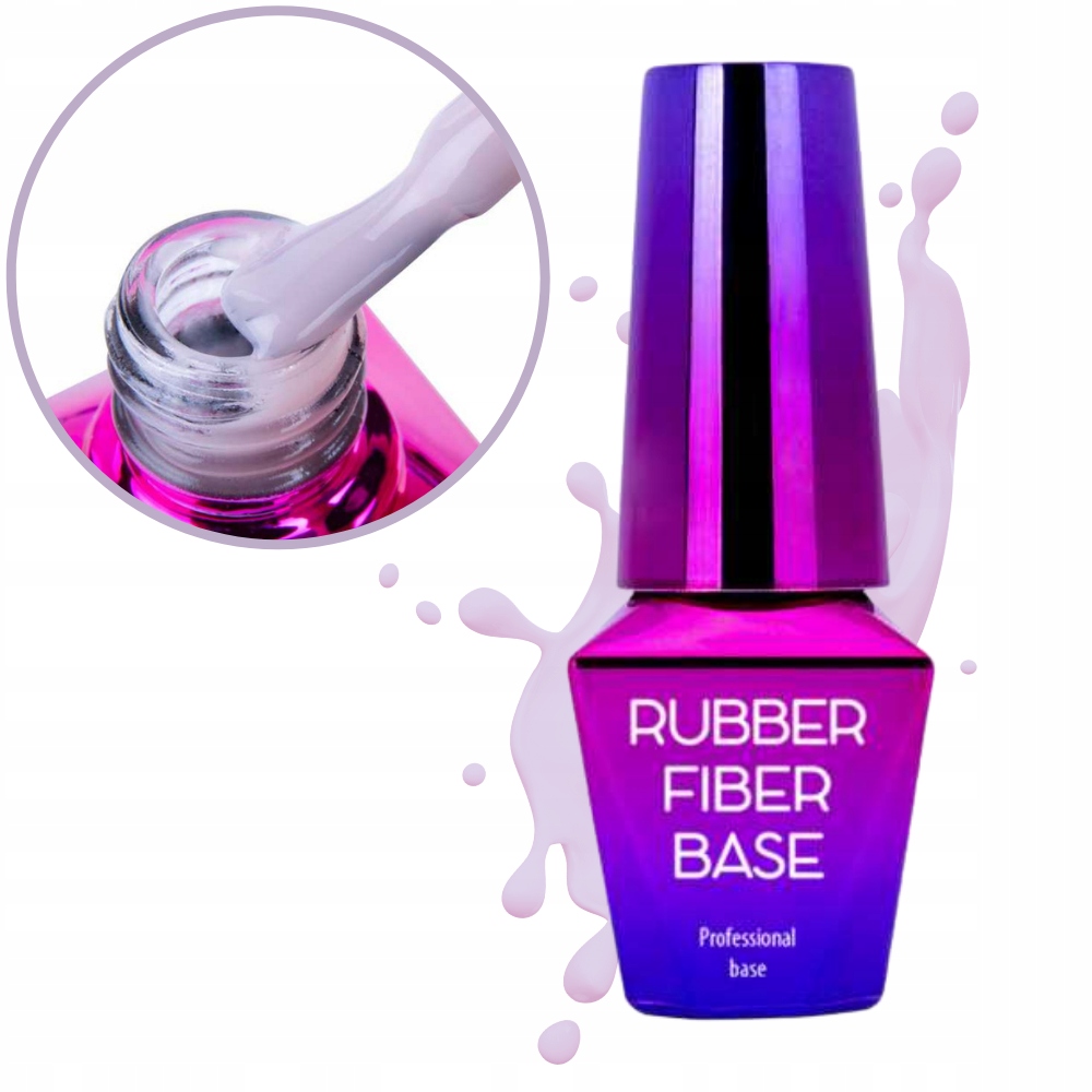 

Baza MollyLac kauczukowa Rubber Pink Glam 10ml