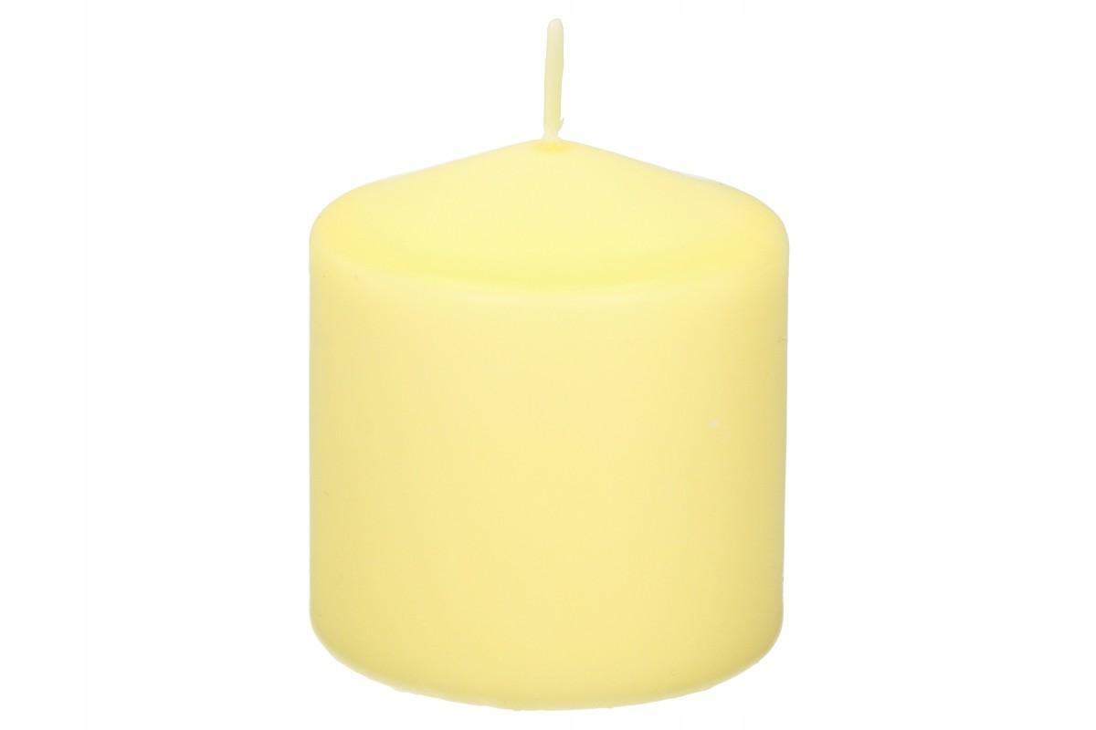 Świeca pillar żółta  210g — 5