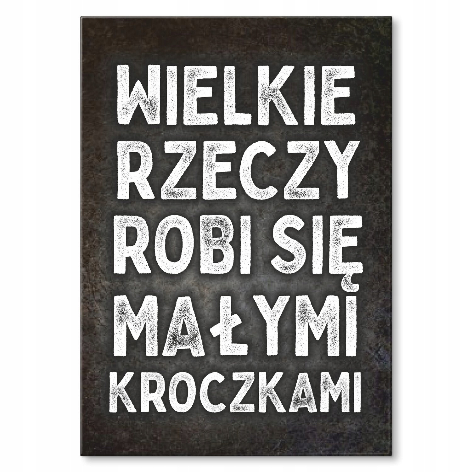 Kovový plakát Velké věci Dárek 42 x 59 cm