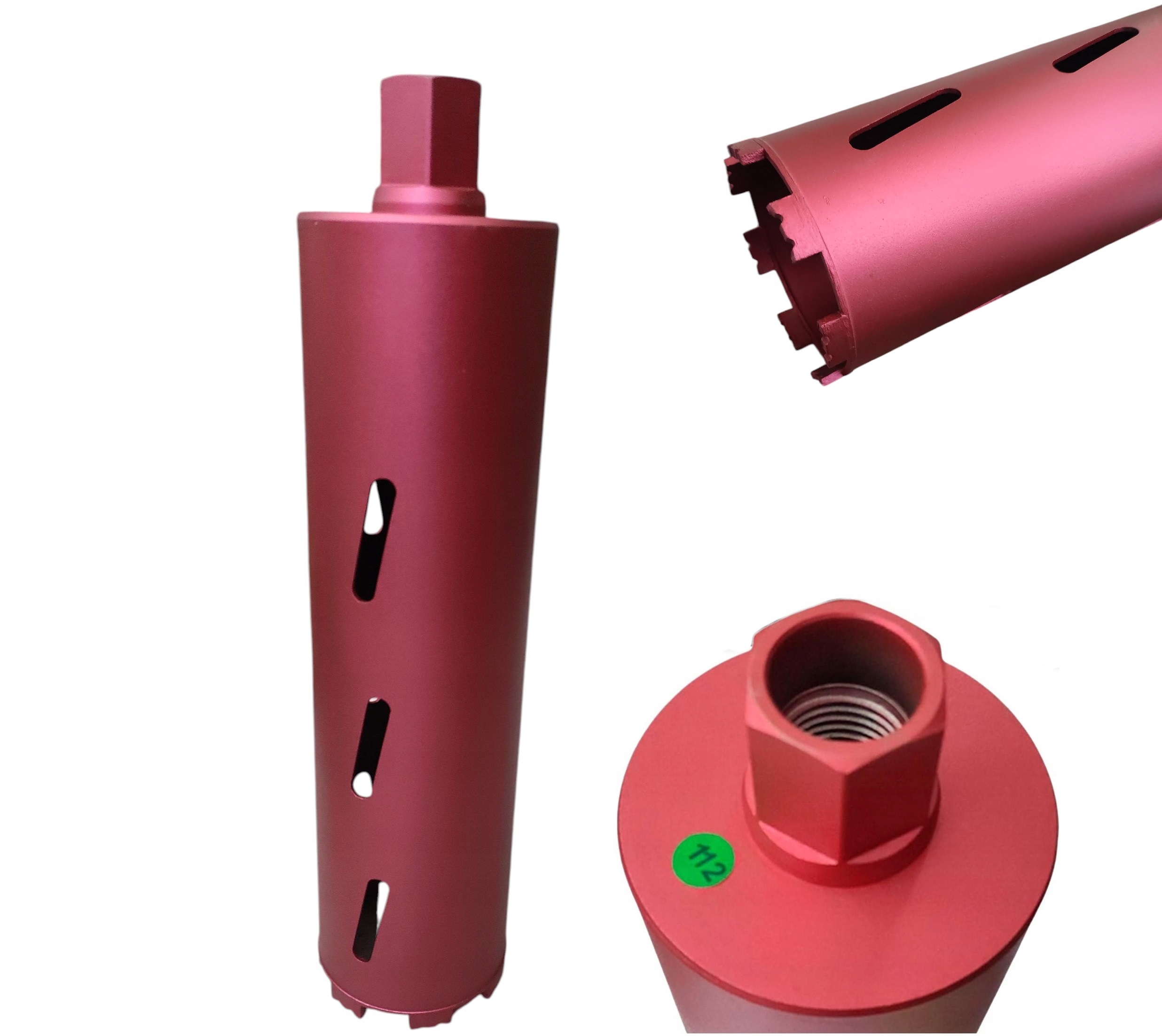 Wiertło Diamentowe Koronowe 112 x 450 mm 1.1/4 Wiertnica Ręczna Otwornica