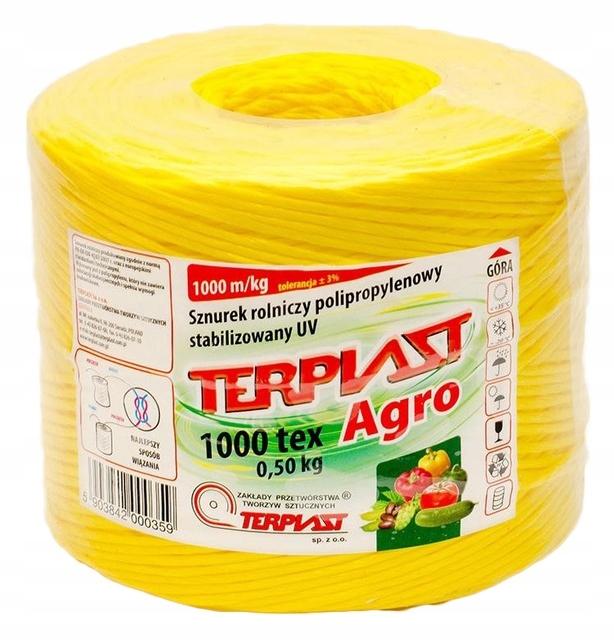 

Sznurek Tex 1000 dł. 500mb żółty Terplast