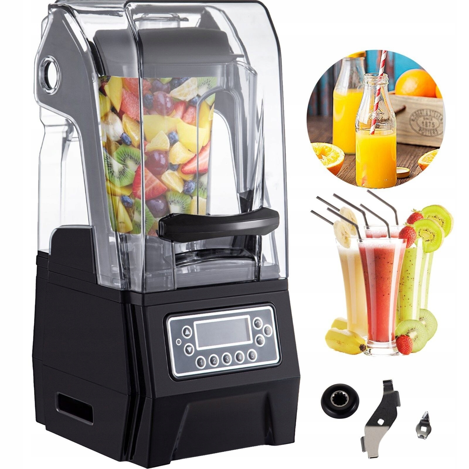 BLENDER BAROWY OBUDOWA WYCISZAJĄCA BARMAŃSKI 1500W