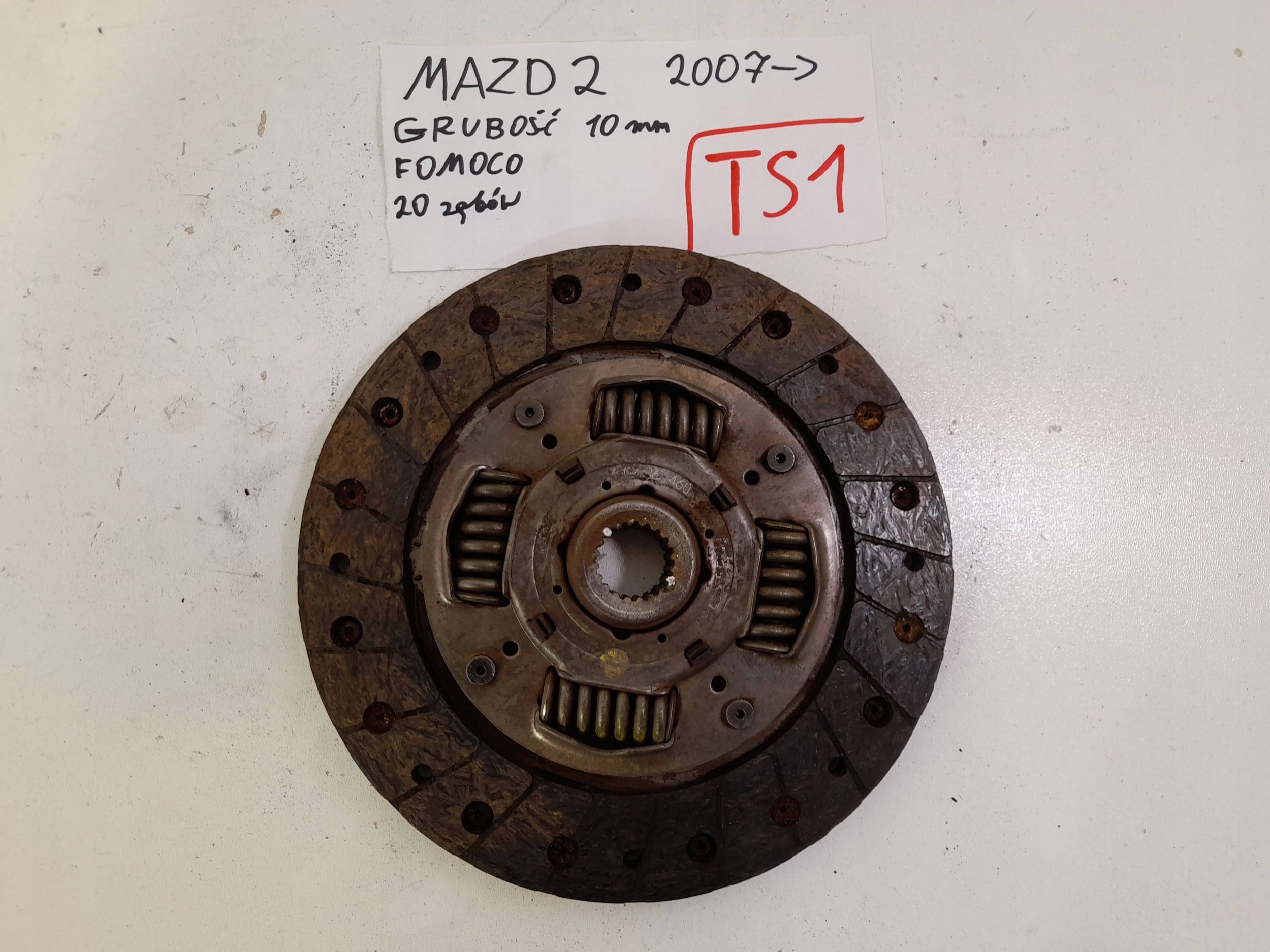 Mazda 2 DE 1,4 kotouč spojky (TS1)