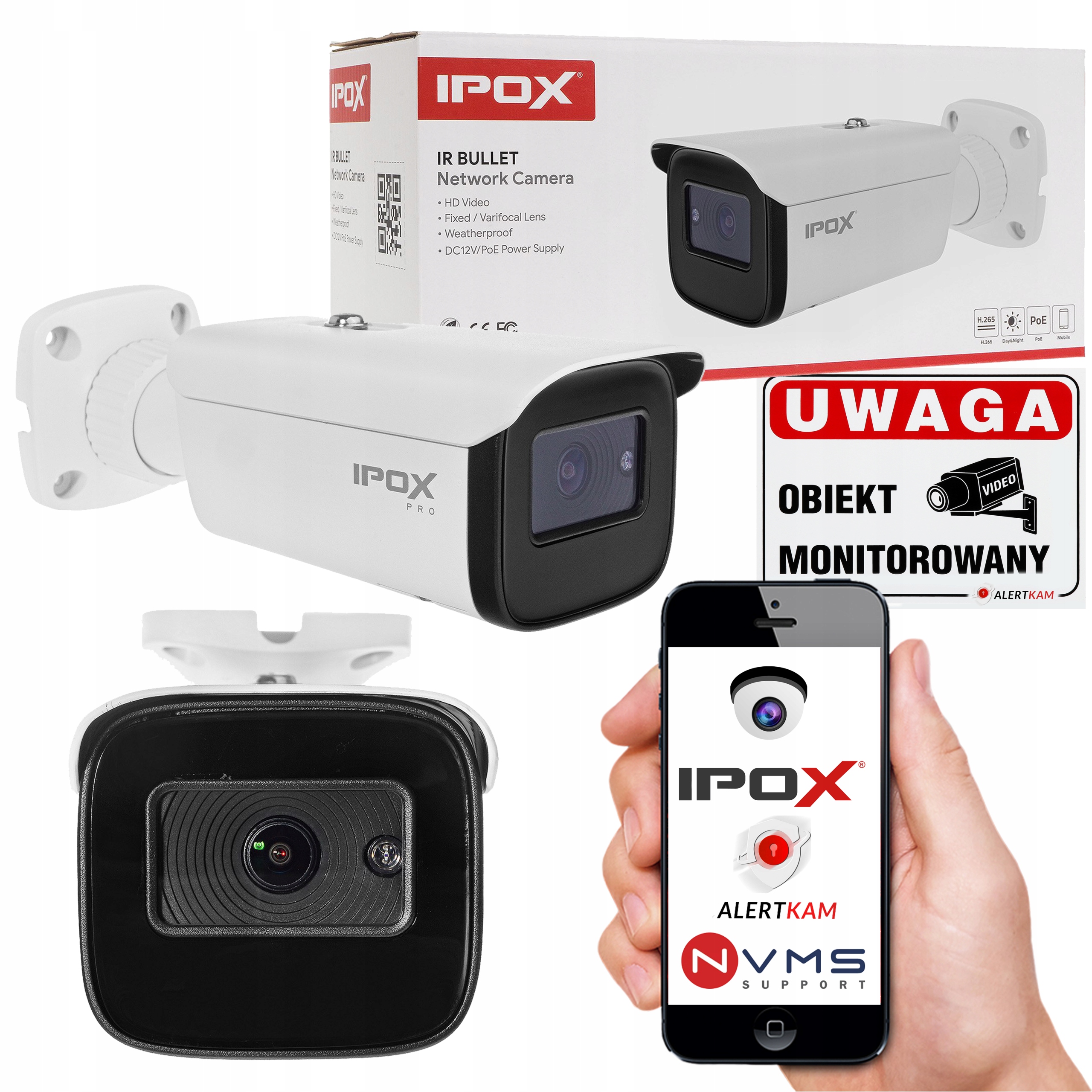 DOBRA KAMERA ZEWNĘTRZNA IP IPOX 4MP PX-TI4036IR3